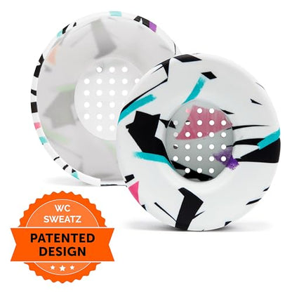 WC SweatZ Beats Solo - Sweat Earpad Covers for Beats Solo 4, Beats Solo 3 & Beats Solo 2, Made by Wicked Cushions | Sweatproof, Washable & Preserves Comfort | 90's White - color: 90's White