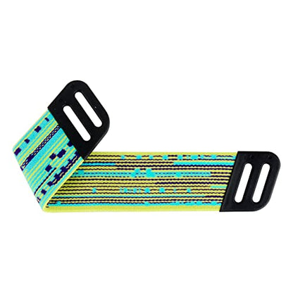 Geekria Mesh Fabric Headband Pad Compatible with Logitech G733, G335, G535 Headphones, Replacement Band Repair Part (Yellow/Mint Green) - color: Yellow / Mint Green