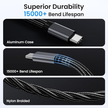 Samsung Galaxy S26 Headphone Adapter, USB C to AUX Mic Jack with PD 60W Fast Charging for Stereo, Earphones, Compatible with Samsung Galaxy S26/S26+/S26 Ultra/S25/S25+, Google Pixel 10/9 - color: Gray