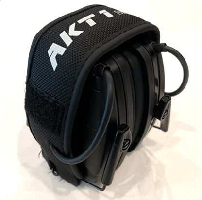 Cadre Low-Profile Electronic Sound Amplification Slim Safety Earmuff, For Range, Mowing, Construction, Work Shops, NRR 22dB