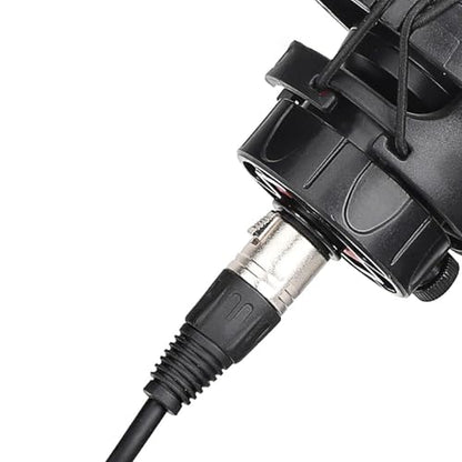 7 Pin XLR Microphone Cable, Balanced Male to Female Audio Connector, Mic Cable for Tube Microphones, 1 Meter (3.28 Ft) Length - size: XLR Connector Cable-1 Meter