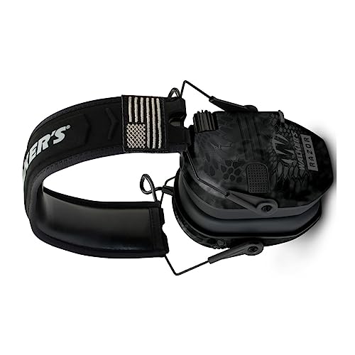 Walker's Razor Slim Electronic Earmuffs | Protective Case - color: Kryptek Camo