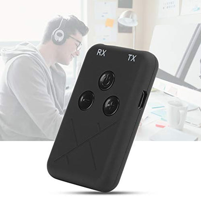 2 in 1 Bluetooth Audio Transmitter Receiver, Bluetooth 5.0 Wireless Adapter with Low Latency A2DP Stereo, Dual Stream Multipoint Connection