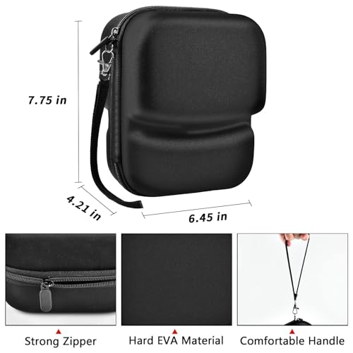 GWCASE Earmuffs & Shooting Glasses Case, Compact Carry, Case Only