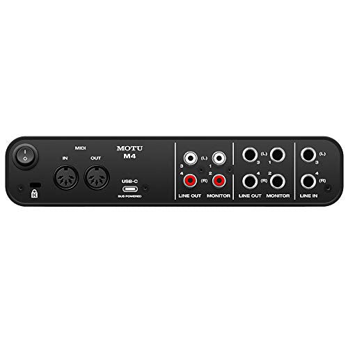Motu M4 4x4 USB Audio Interface with AKG Project Studio P220 Condenser Mic, HPC-A30 Studio Monitor Headphones & XLR Cable Bundle