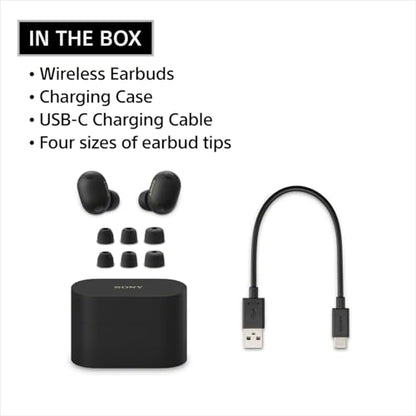 Sony WF-1000XM6 The Best Noise Cancelling Wireless Earbuds, Black | Truly Wireless Headphones, Studio-Quality, HD NC Processor QN3e, Ultra Clear Calls, Up to 24 Hours of Battery, Bluetooth - color: Black