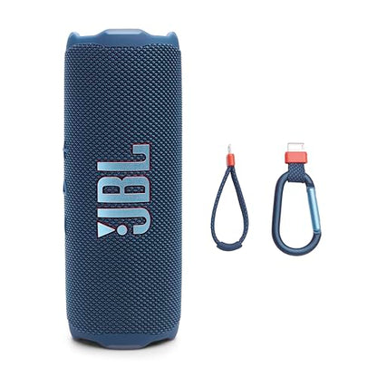 JBL Flip 7 Portable Bluetooth Speaker, Waterproof and Drop-Proof - Blue | Up To 16 Hours Playtime, IP68 Dustproof Build, Clip-On Loop, USB C Lossless Audio, Links With Other Speakers For Outdoor Use - color: Blue