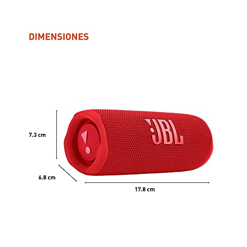JBL Flip 6 - Portable Bluetooth Speaker - Red (Renewed) - color: Red