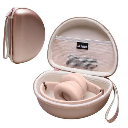 Case for Beats Studio Pro/Solo 4/Studio3/Solo3 Wireless Headphone Champagne | Hard Carrying Travel Case for Beats Studio Pro/Solo 4/Studio3/Solo3 Wireless Headphone - color: PU Champagne