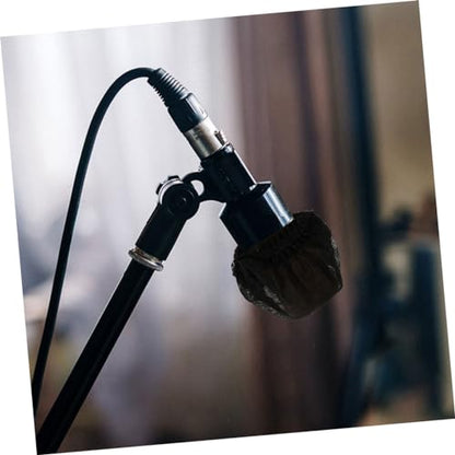 BESPORTBLE 80Pcs Disposable Microphone Covers Non Woven Mic Protectors for Clean and Use Recording Studios Live Performances and Conferences Each