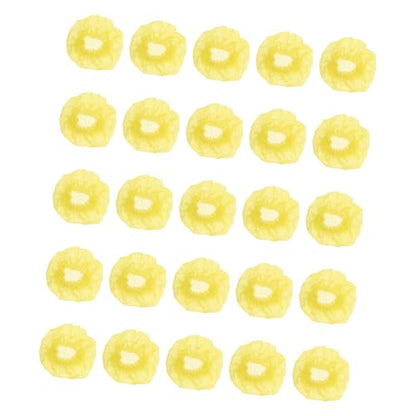 Ipetboom 200 Pcs Disposable Yellow Non-woven Microphone Blowout Covers, Saliva Protective Mic Accessories for Ktv Singing and Handheld Microphones