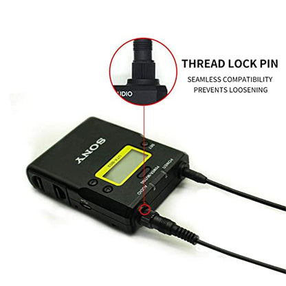 3.5mm TRS Aux Cord, Stereo Audio Cable Jack Adapter Compatible with Sony D11/V1/D21 Sennheiser Wireless Microphone, 1/8" Male to Male Audio Aux Cable Connect to Camera 1.97FT - size: 3.5mm Aux Cord Stereo Audio Cable Adapter