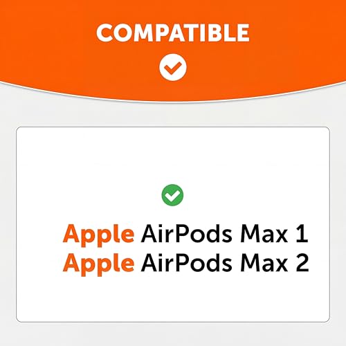 WC ShellZ Max - Protective Shell Covers for AirPods Max 1 & 2 | Made by Wicked Cushions | Made with Premium Silicone | 90's Black - color: 90's Black