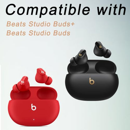 Beats Studio Buds용 실리콘 이어 후크 5쌍 + 교체 커버 | Beats Studio Buds용 미끄럼 방지 이어 후크 액세서리, 이어버드 팁 커버, 안전한 핏 - color: 5가지 색상