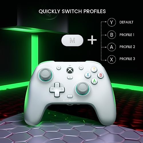 GameSir G7 SE Wired Controller for Xbox Series X|S, Xbox One & Windows 10/11, Plug and Play Gaming Gamepad with Hall Effect Joysticks/Hall Trigger, 3.5mm Audio Jack (White)