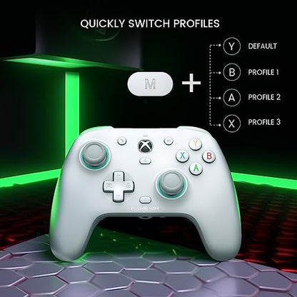 GameSir G7 SE Wired Controller for Xbox Series X|S, Xbox One & Windows 10/11, Plug and Play Gaming Gamepad with Hall Effect Joysticks/Hall Trigger, 3.5mm Audio Jack (White)