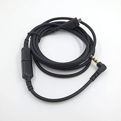 Arctis5 Replacement Audio Cable Detachable Audio Cord Compatible with SteelSeries Arctis 3 Arctis 7 Arctis Pro Headset (Sound Card Cable+Adapter Cable)