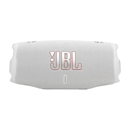 JBL Charge 6 Portable Bluetooth Speaker, Waterproof, Drop-Proof - White | Long Battery Life Up To 28 Hours, Quick Charging, Built-In Powerbank, Weatherproof For Outdoor, Poolside, And Shower Use - color: White
