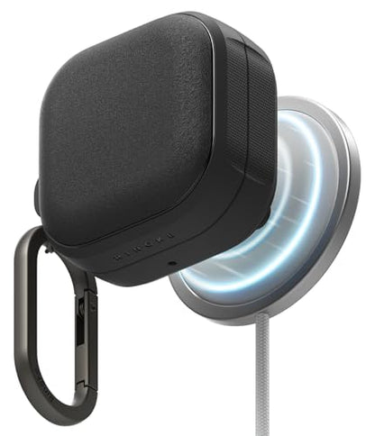 Ringke Onyx Magnetic for Samsung Galaxy Buds 4 Pro Case and Galaxy Buds 4 Case [Compatible with MagSafe] Prevents Oily Smudges Feels Good in The Hand Non-Slip Cover - Black - color: Black, size: Galaxy Buds 4 Pro / 4