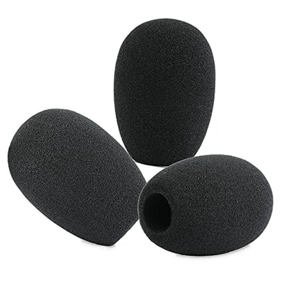 LEFXMOPHY SM81 Windscreen, RK311 Foam Cover Replacement for Shure SM81-LC KSM141 Microphone, Noise-Cancellation Pop Filter 3-Pack