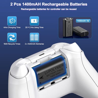LED Cooling Stand & Charging Station for Xbox Series X, Snow White - color: Snow White