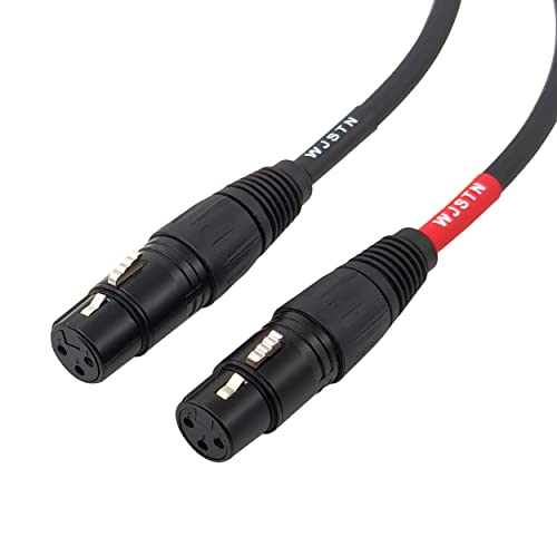 XLR to 1/4 TRS Cable 6.35mm Dual Channel to 3-pin XLR Female XLR to 1/4 Stereo Balanced Microphone Adapter 1ft - size: 1feet