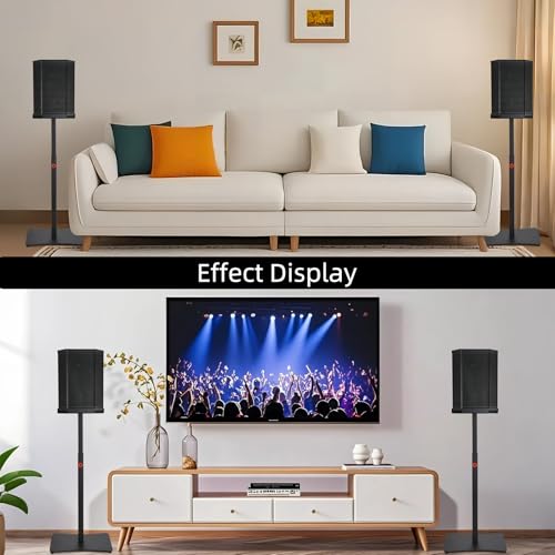 Speaker Stand for Bose S1 Pro Plus / S1 Pro+, Height Adjustable 25" - 39" Carbon Steel Floor Stand Bracket Base Mount Tripod for Bose S1 Pro Portable Bluetooth Speaker Wireless PA System