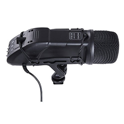 Movo VXR500 HD Professional Condenser XY Stereo Video Microphone for Sony, Nikon,and Canon DSLR Video Cameras (Metal Body)