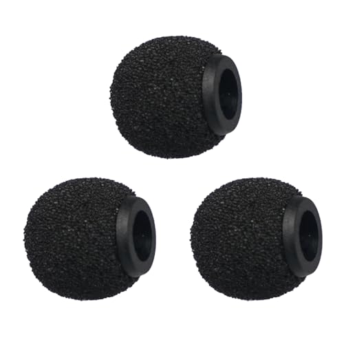 Foam Mic Covers Foam Lavelier Windscreen, Lapel Microphone Foam Cover for Sony Lavalier Microphone Windscreen Replacement Foam Windscreen, Pack of 3 - size: 0.28inch diameter for Sony lavalier microphone