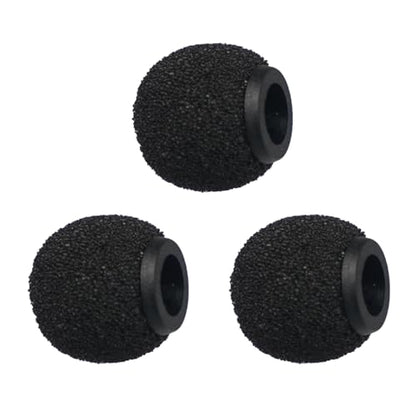 Foam Mic Covers Foam Lavelier Windscreen, Lapel Microphone Foam Cover for Sony Lavalier Microphone Windscreen Replacement Foam Windscreen, Pack of 3 - size: 0.28inch diameter for Sony lavalier microphone