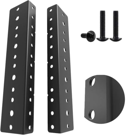 4U Rack Rails Kit with Hardware - 2 Pieces (4URR) - size: 4U
