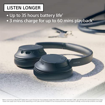 Sony WH-CH720N Noise Canceling Wireless Headphones Bluetooth Over The Ear Headset with Microphone and Alexa Built-in, Black New | Comfortable Lightweight Design, Dual Noise Sensor technology, Up to 35 Hrs Battery with Quick Charging, Multipoint Connection