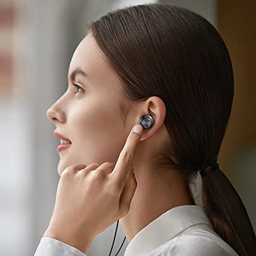 ACAGET USB C Headphones, USB Type C Earphones for Galaxy S24 S23 FE S22 Ultra iPhone 15 Pro Max Headset with Mic Wired Earbuds Noise Cancelling Headphone for Samsung S21 S20 A54 A53 Z Fold Flip Black