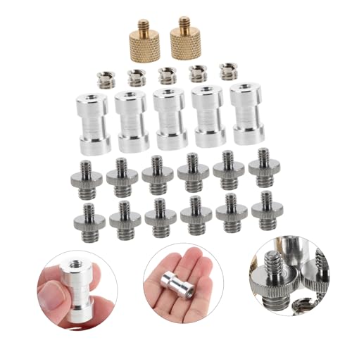 POPETPOP Tripod Adapter Screw Set Aluminum Alloy Lightweight Microphone Thread Adapter for Photography Studio and Photography and Audio Setups Secure and Stable Connection