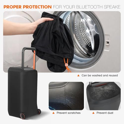 Speaker Cover Dust Case Compatible with JBL Partybox 520 Party Speaker | Stretch Fabric Dust Cover with Elastic Thread, Prevents Scratches, Dustproof, Easy to Move - size: For JBL Partybox 520