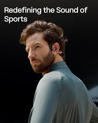 SHOKZ OpenRun Pro 2 Mini Bone Conduction Headphone, Rose Gold, Free Gym Bag | Bundle with Gym Bag；Amazon Exclusive; DualPitch premium sound；Smart Mic; IP55; 12H battery; Running/cycling/hiking - color: Rose Gold, size: Mini