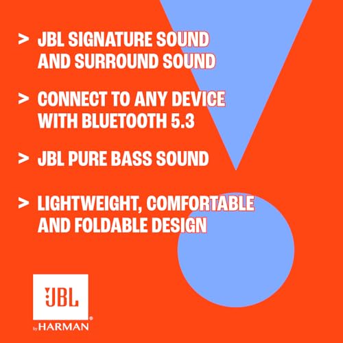 JBL Live 670NC Wireless On-Ear Headphones, Adaptive NC - Blue | Bluetooth Headphones With Surround Sound, up to 65H Battery Life, Fast Charging, Built-In Mic, Voice Assistant, Foldable - color: Blue