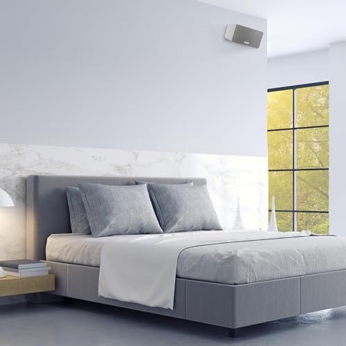 Sound Bass Play 3 Wall Mount White, Single (1pc) Adjustable Tilt & Swivel | Compatible with Sonos Play:3 Only, Adjustable Swivel & Tilt Mechanism, Includes All Mounting Fixings - color: White