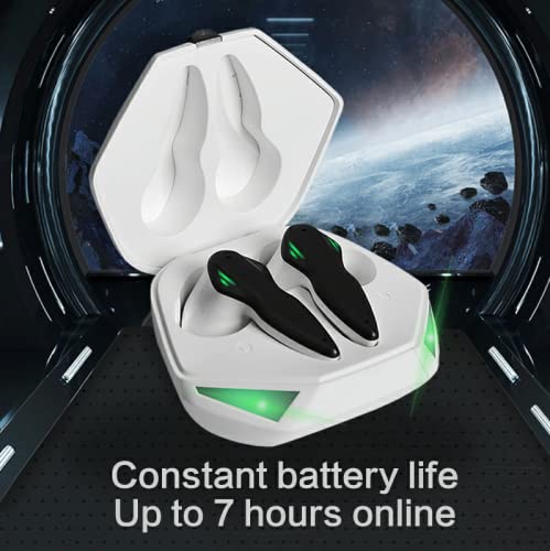 Wireless Gaming Earbuds,Bluetooth 5.2 Gaming Earbuds,Wireless Earbuds 50ms Ultra-Low Latency,Waterproof Earbuds Wireless Bluetooth Earbuds with Compact Charging Case