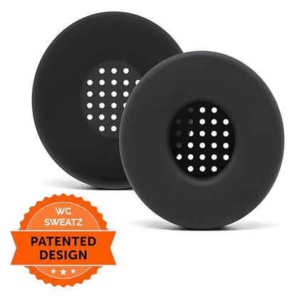 WC SweatZ Solo - Patented Earpad Sweat Covers for Beats Solo 4 & 3, Made by Wicked Cushions | Sweatproof & Machine Washable | Black - color: Black