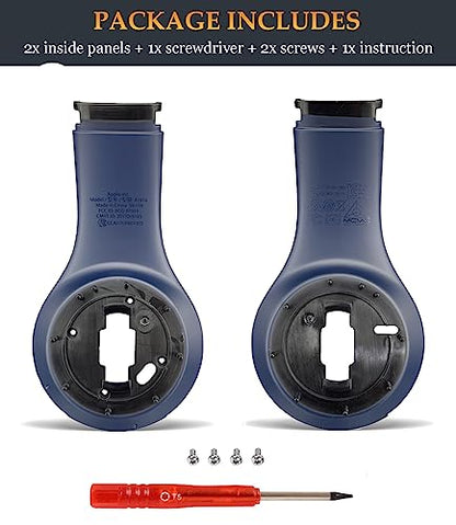 Studio 3 Accessories as Same as the OEM Studio3 Inside Shell Replacement Parts Durable Inner Earphone Panel Repair Kit Compatible with Beats by Dr. Dre Studio 3 (A1914) Headphones (Blue) - color: Blue