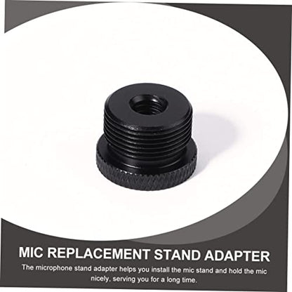 30pcs Microphone Stand Adapter 3/8 to 5/8 Male Screw Converter Aluminum Shock Mount Mic Thread Adapter Set for Camera Tripod and Mic Boom Stand