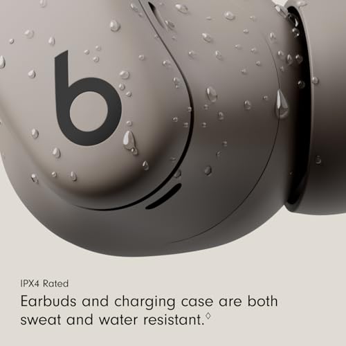 Beats Powerbeats Fit - Wireless Noise Cancelling Workout Earbuds with Secure-Fit Wingtips, Up to 30-Hour Battery Life, Sweat & Water Resistant, Apple & Android Compatible - Gravel Gray - color: Gravel Gray, style: Powerbeats Fit