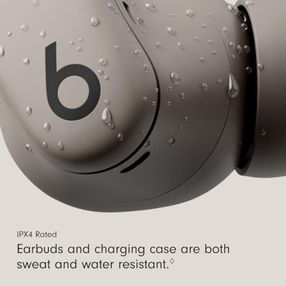 Beats Powerbeats Fit - Wireless Noise Cancelling Workout Earbuds with Secure-Fit Wingtips, Up to 30-Hour Battery Life, Sweat & Water Resistant, Apple & Android Compatible - Gravel Gray - color: Gravel Gray, style: Powerbeats Fit