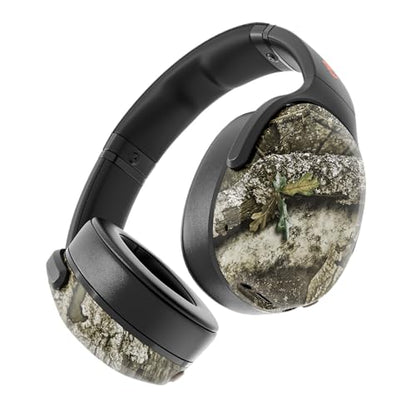 Skullcandy Crusher Evo Wireless Over-Ear Headphones - Realtree APX | Multi-Sensory Bass, Noise Isolating Over-Ear Fit, 40 Hours Battery, Microphone, Working Out, Gym, Travel, Studying, Music - color: Realtree APX Black/Orange
