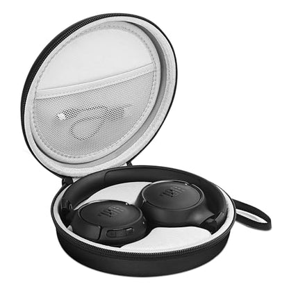 Hard Headphone Case for JBL Tune 510BT / 520BT Over-Ear Headphones, Black - color: BLACK