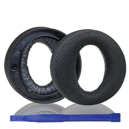 Adhiper Replacement Ear Pads for Sony PlayStation 5 Pulse PS5 3D Headset | PS5 Breathable Mesh Ear Cushions,Securely Memory Foam Headset Earpads,Durable, Noise-Reducing Headphone Pads(Black） - color: Mesh Black