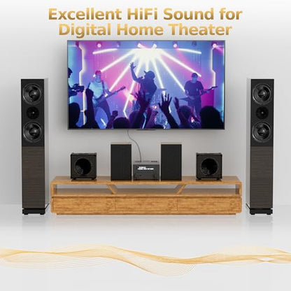 Kxable Optical Audio Cable 10 FT, Digital Audio Cable, Toslink Fiber Optic Cord, [Nylon Braided, Slim Aluminum Shell, Gold Plated Connector], for Home Theater, Sound Bar, PS4, Xbox, TV and More - size: 10FT, style: Nylon Braided Jacket