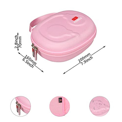 FBLFOBELI Headphone Cases EVA Hard Storage Case for JBL Tune 500BT/510BT/T450BT/710BT/JBL Live 650 BT NC On-Ear Wireless Bluetooth Headphone, Travel Protective Bag (Pink) - color: Pink