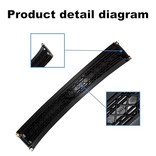 Studio 3 Headband Replacement - Durable & Comfortable Cushion, Compatible with Studio 3 Wireless(A1914) & Studio 2 Wired/Wireless (B0500/B0501) Headphones (Studio 3-Defiant BlackRed) - color: Studio 3-Defiant BlackRed